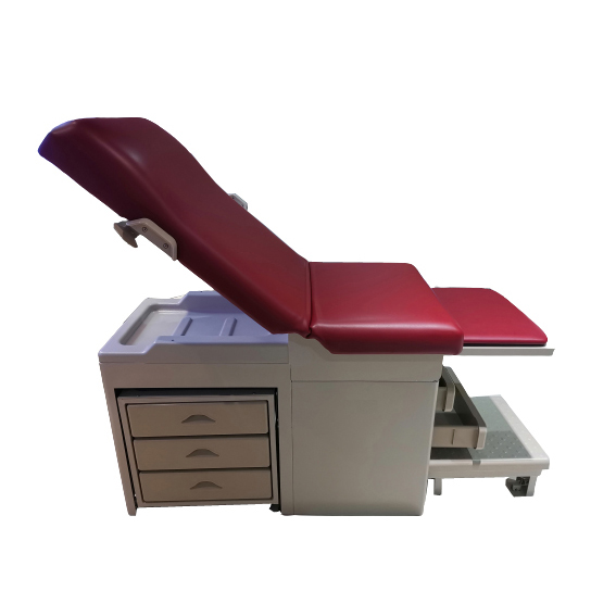 Midmark type exam table for gynecological examination