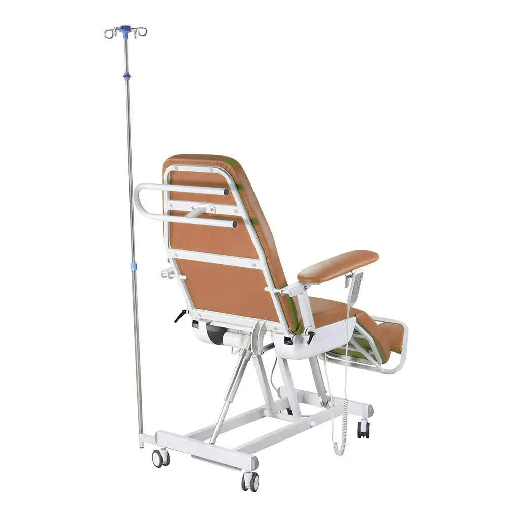 Electric dialysis chair with 4 motors