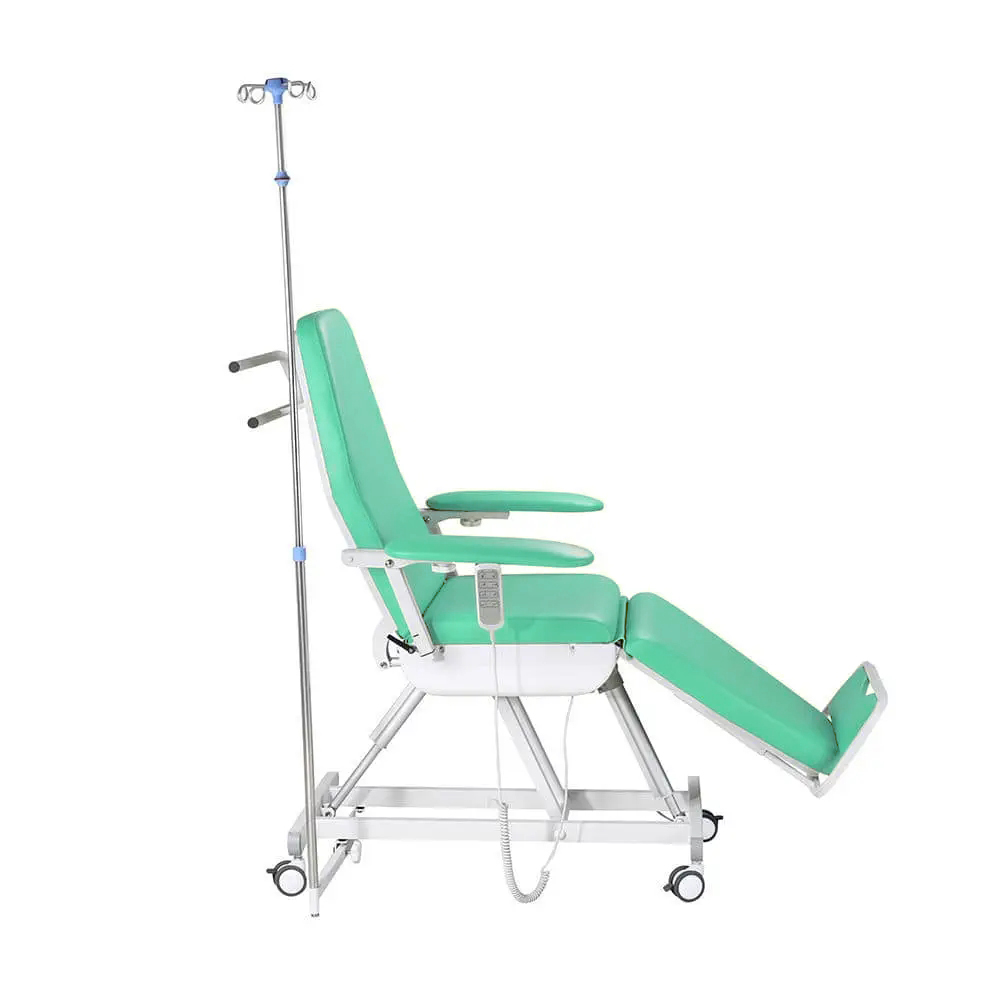 Electric blood donor chair with tendelenburg