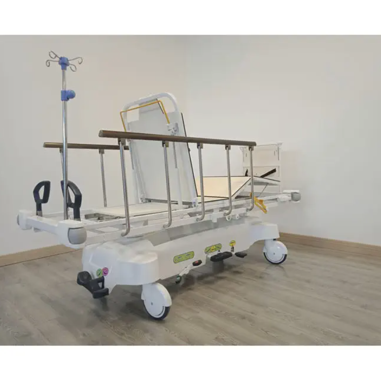 Radiolucent Hydraulic Stretcher Trolley