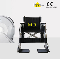 China nonmagnetic wheelchair for Use in Magnetic Resonance Room/MRI