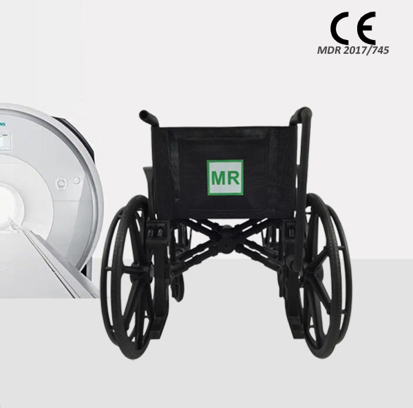 China MRI plastic wheelchair for use in Magnetic Resonance Room/MRI