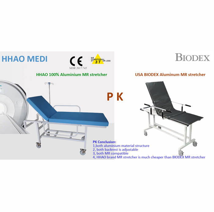 Non-magnetic stretcher 