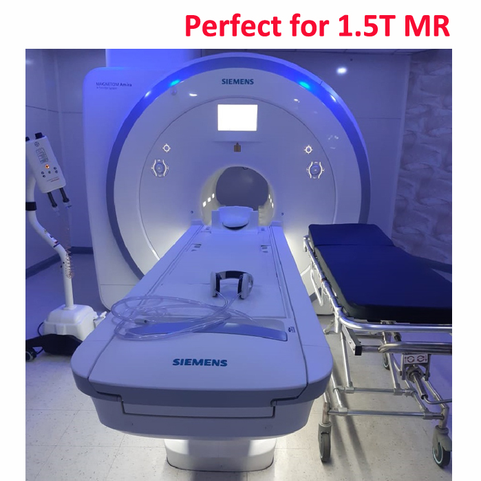 MRI compatible stretcher trolley/ height adjustable/ for 1.5T and 3.0T