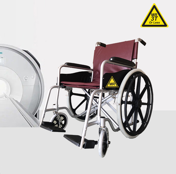 Nonmagnetic MRI wheelchair for 1.5T and 3.0 TESLA