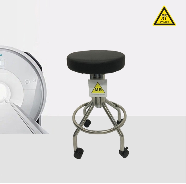 MRI compatible stool for MR room use/ height adjustabel