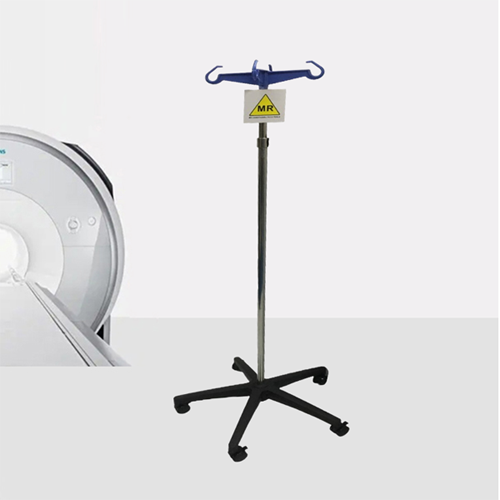 MRI Non-Magnetic 4 Hook IV Poles w/ Locking Casters
