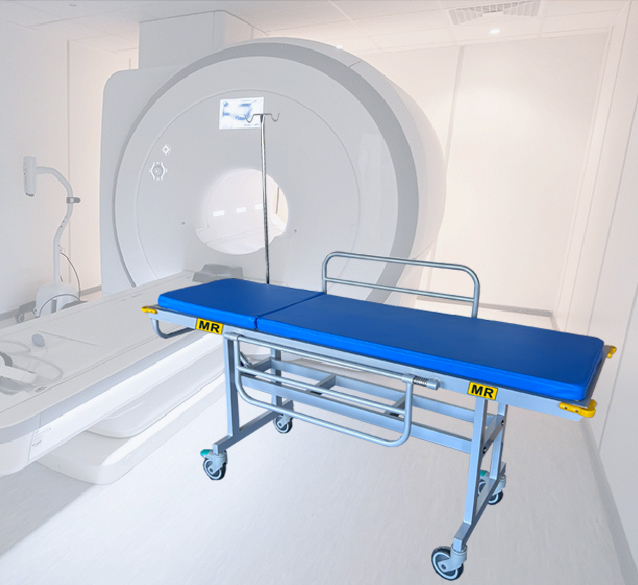 BIODEX similar type MR stretcher / 100% Aluminium structure