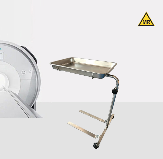 MRI conditional Mayo Table with tray
