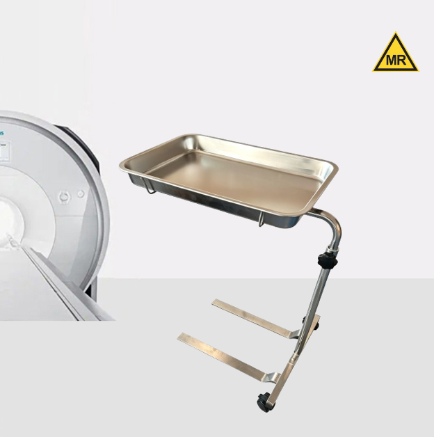 Stainless steel MRI compatible Mayo Table